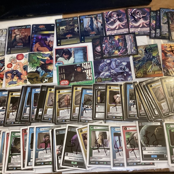 77 CCG and TCG cards lot with Star Trek marvel street fighter and more 55 Star T - Picture 6 of 15